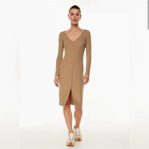 Aritzia Avalon Dress - constant caramel - xs
